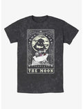 The Nightmare Before Christmas Oogie Boogie The Moon Tarot Card Mineral Wash T-Shirt