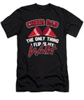 2 Cheer Dad the Only Thing I Flip Is My Wallet Tom Schiesswald T-Shirt