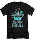 2 Cricket Player Cricket Mends the Soul Kanig Designs T-Shirt