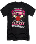 2 Cricket Sister Wear Cricket When Brother Plays Cricket Kanig Designs T-Shirt