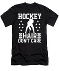 2 Hockey Hair Dont Care Hockey Player Eq Designs T-Shirt