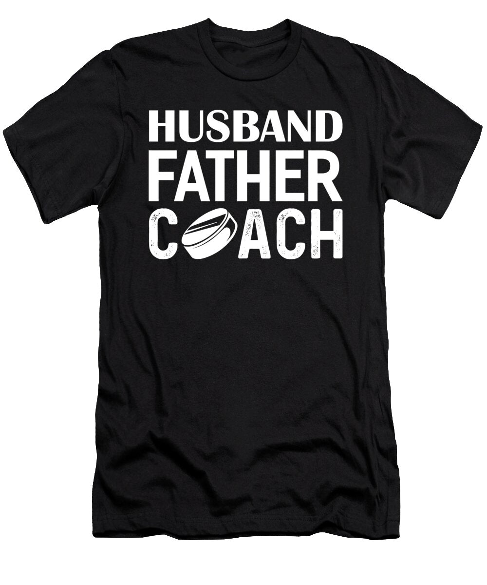 2 Hockey Papa Hockey Coach Eq Designs T-Shirt