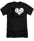 2 I Love Volleyball Sports Athlete Player Gift Haselshirt T-Shirt
