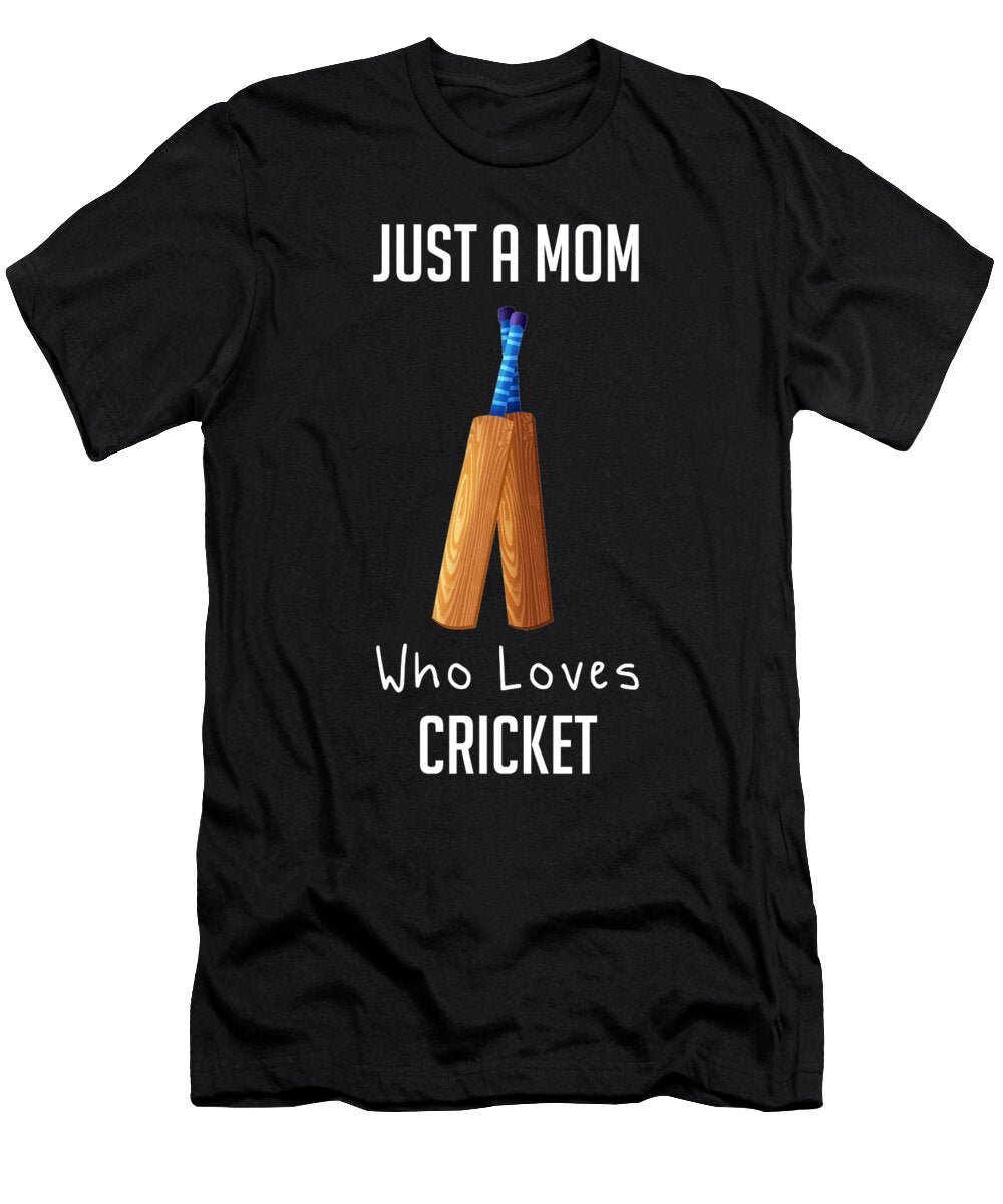 2 Just a Mom Who Loves Cricket Cynto T-Shirt