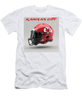 2 Kansas City Chiefs Helmet Kevin Walker and Pixel Reverie T-Shirt