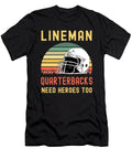 2 Lineman Because Quarterbacks Need Heroes Tinh Tran Le Thanh T-Shirt