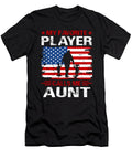 2 My Favorite Player Calls Me Aunt Baseball USA Flag Dhbubble T-Shirt
