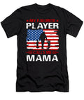 2 My Favorite Player Calls Me Mama Baseball USA Flag Dhbubble T-Shirt