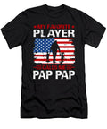 2 My Favorite Player Calls Me Pap Pap Baseball USA Flag Dhbubble T-Shirt