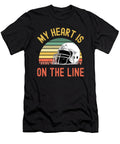 2 My Heart Is on the Line Football Offense Tinh Tran Le Thanh T-Shirt