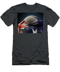 2 Rugby Ball and Australia Flag Allan Swart T-Shirt
