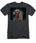 2 Rugby Ball and Namibia Flag Allan Swart T-Shirt