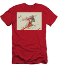 2 Rugby Player Watercolor Print Sport Art Poster Rugby Player Running with Ball Painting Print Rugby W Leith Huber T-Shirt