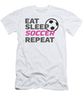 2 Soccer Player Gift Eat Sleep Soccer Repeat Soccer Lover Gift James C T-Shirt