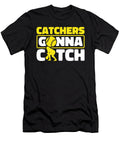 2 Softball Batter Pitcher Softball Catcher Crazy Squirrel T-Shirt