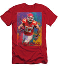 2 Travis Kelce in Action Kevin Walker and Pixel Reverie T-Shirt