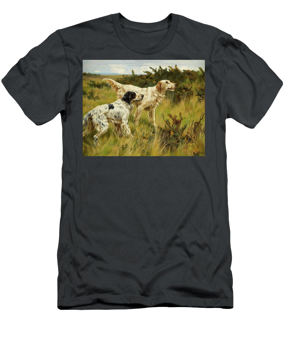 2 Two English Setters Thomas Blinks T-Shirt