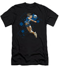 2 Volleyball Player Bump Action Dynamic Bump on Geometric Background Dream Stuff T-Shirt