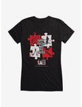 Saw Puzzle Pieces Girls T-Shirt