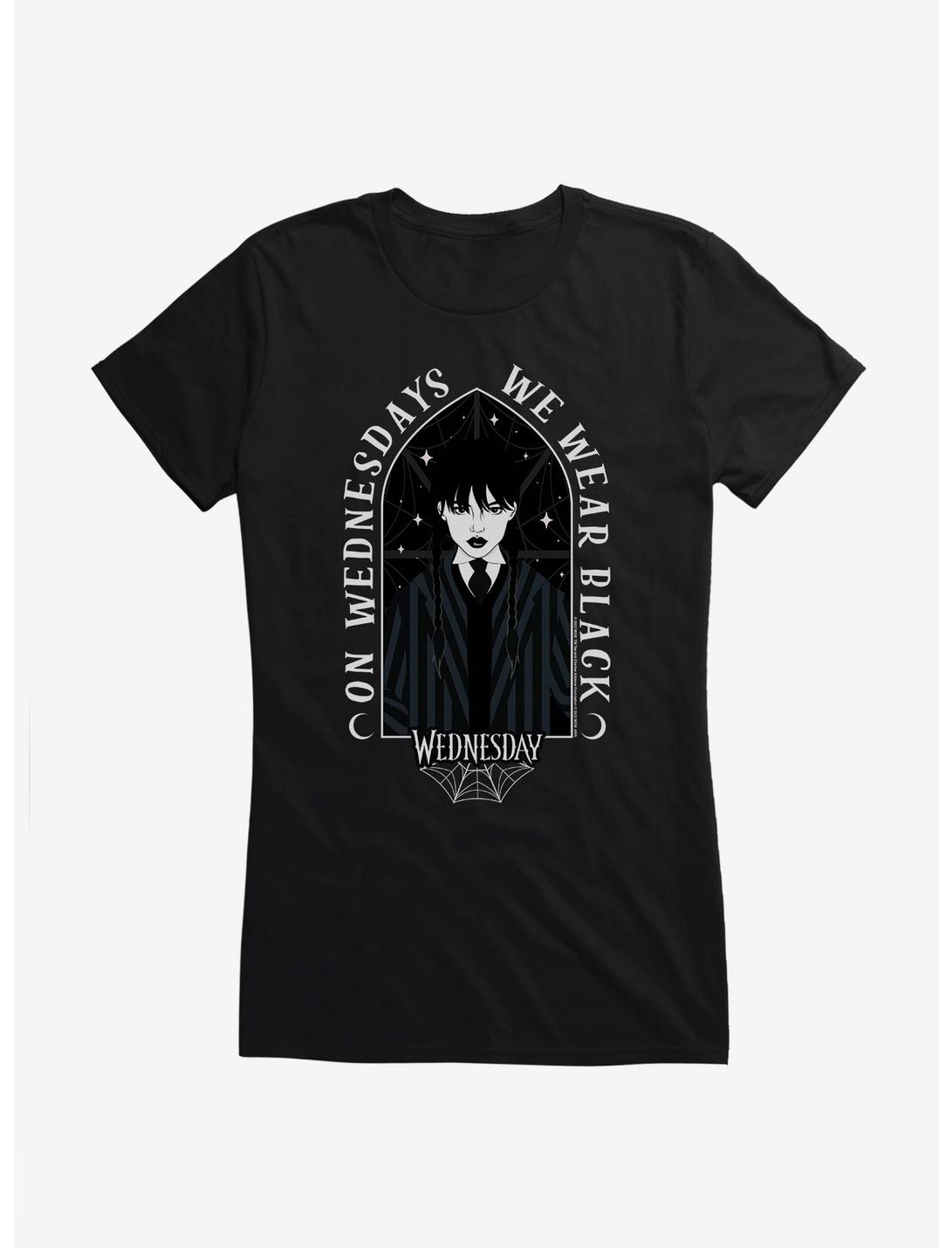 Wednesday Wear Black Girls T-Shirt