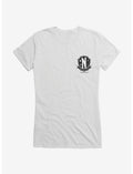 Wednesday Nevermore Academy Crest Girls T-Shirt