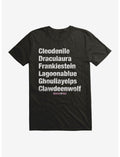 Monster High Monster Names T-Shirt