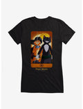 Puss In Boots With Softpaws Card Girls T-Shirt