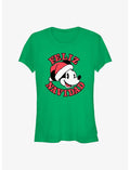 Disney Mickey Mouse Feliz Navidad Merry Christmas in Spanish Girls T-Shirt