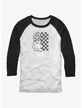 Nintendo Mario Checkered Mario Raglan T-Shirt