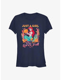 Disney The Little Mermaid Pumpkin Ariel Girls T-Shirt