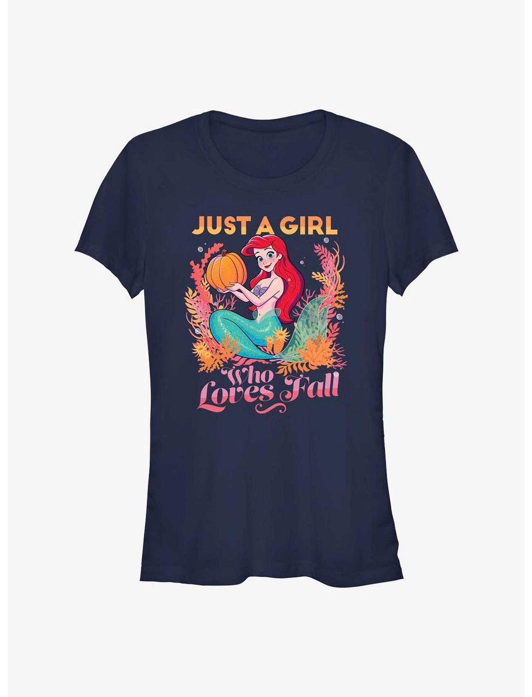 Disney The Little Mermaid Pumpkin Ariel Girls T-Shirt