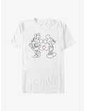 Disney Mickey Mouse & Minnie Mouse Heart Tails T-Shirt