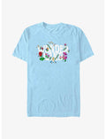 Disney Alice In Wonderland Flower Garden Logo T-Shirt