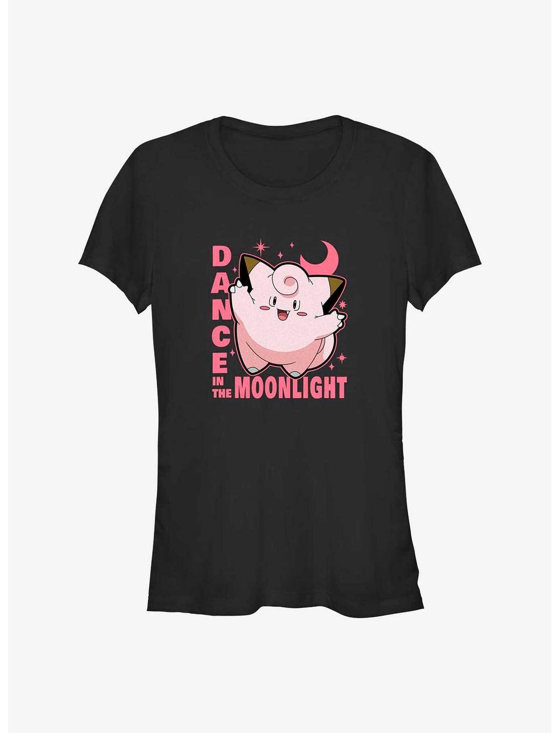 Pokemon Clefairy Dance In The Moonlight Girls T-Shirt