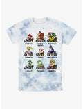 Nintendo Mario Kart Racers Tie-Dye T-Shirt