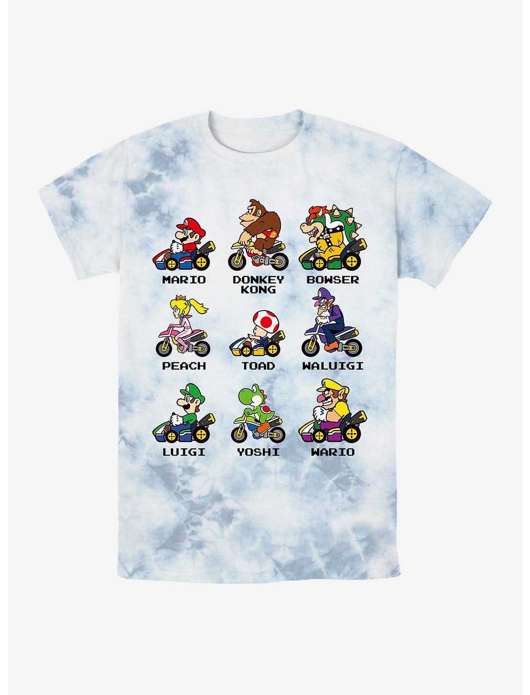 Nintendo Mario Kart Racers Tie-Dye T-Shirt