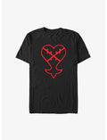 Disney Kingdom Hearts Heartless Symbol Heavyweight T-Shirt