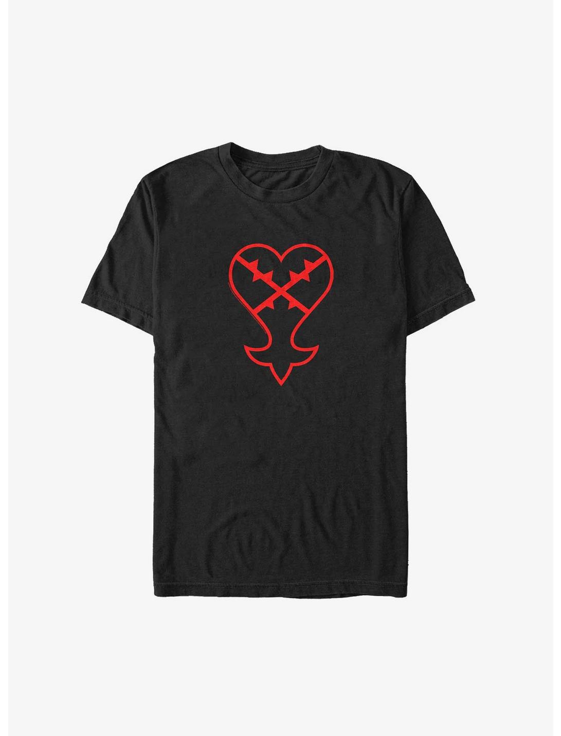 Disney Kingdom Hearts Heartless Symbol Big & Tall T-Shirt