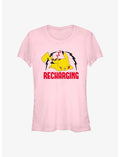 Pokemon Sleepy Pikachu Recharging Girls T-Shirt
