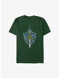 Nintendo Link's Sword and Shield Icon Fill Extra Soft T-Shirt