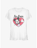 Disney Mickey Mouse Mickey In Love Girls T-Shirt