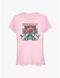 Minecraft Puppy Love Valentine Girls T-Shirt