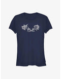 Kingdom Hearts Cave Drawing Girls T-Shirt