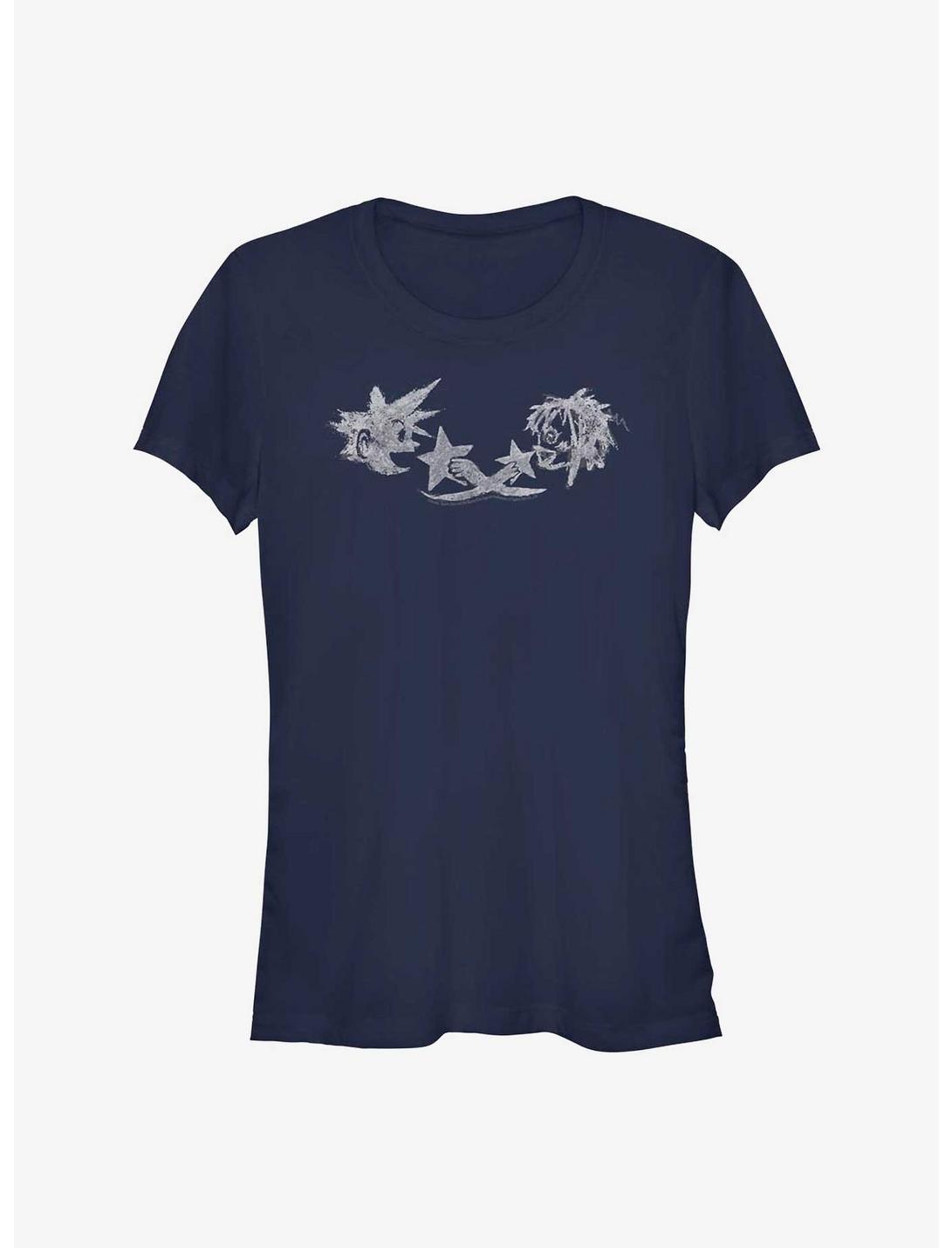 Kingdom Hearts Cave Drawing Girls T-Shirt