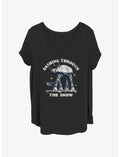 Star Wars AT-AT Dashing Through The Snow Girls T-Shirt Plus Size
