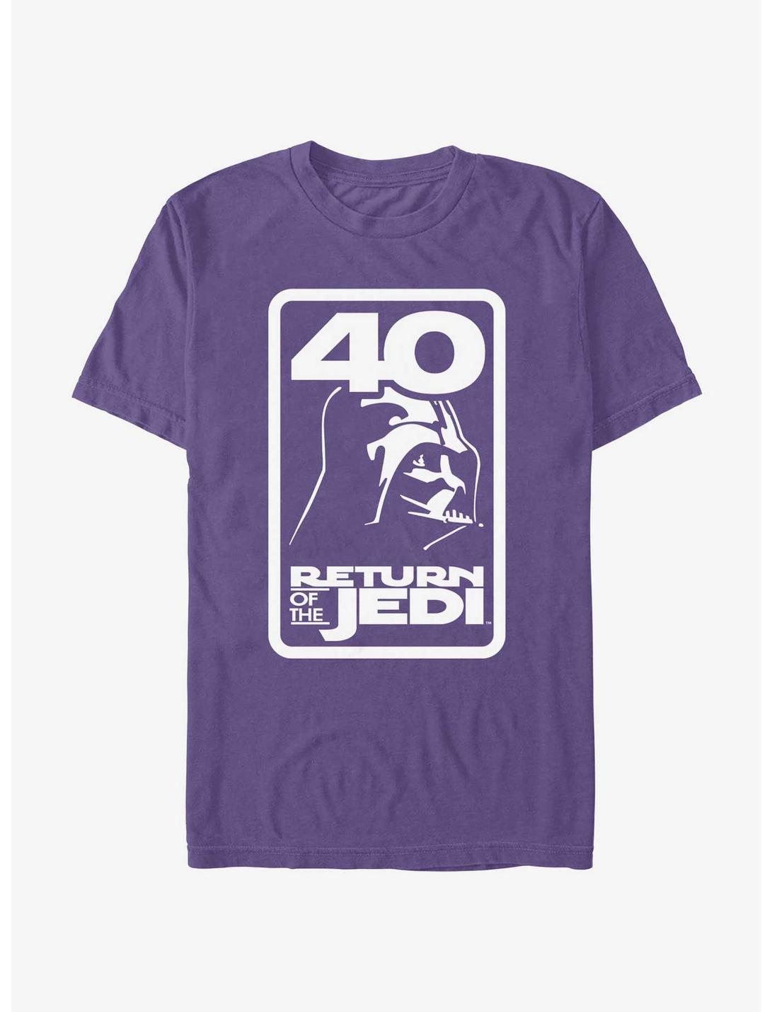 Star Wars Return of the Jedi 40th Anniversary Vader Badge Extra Soft T-Shirt