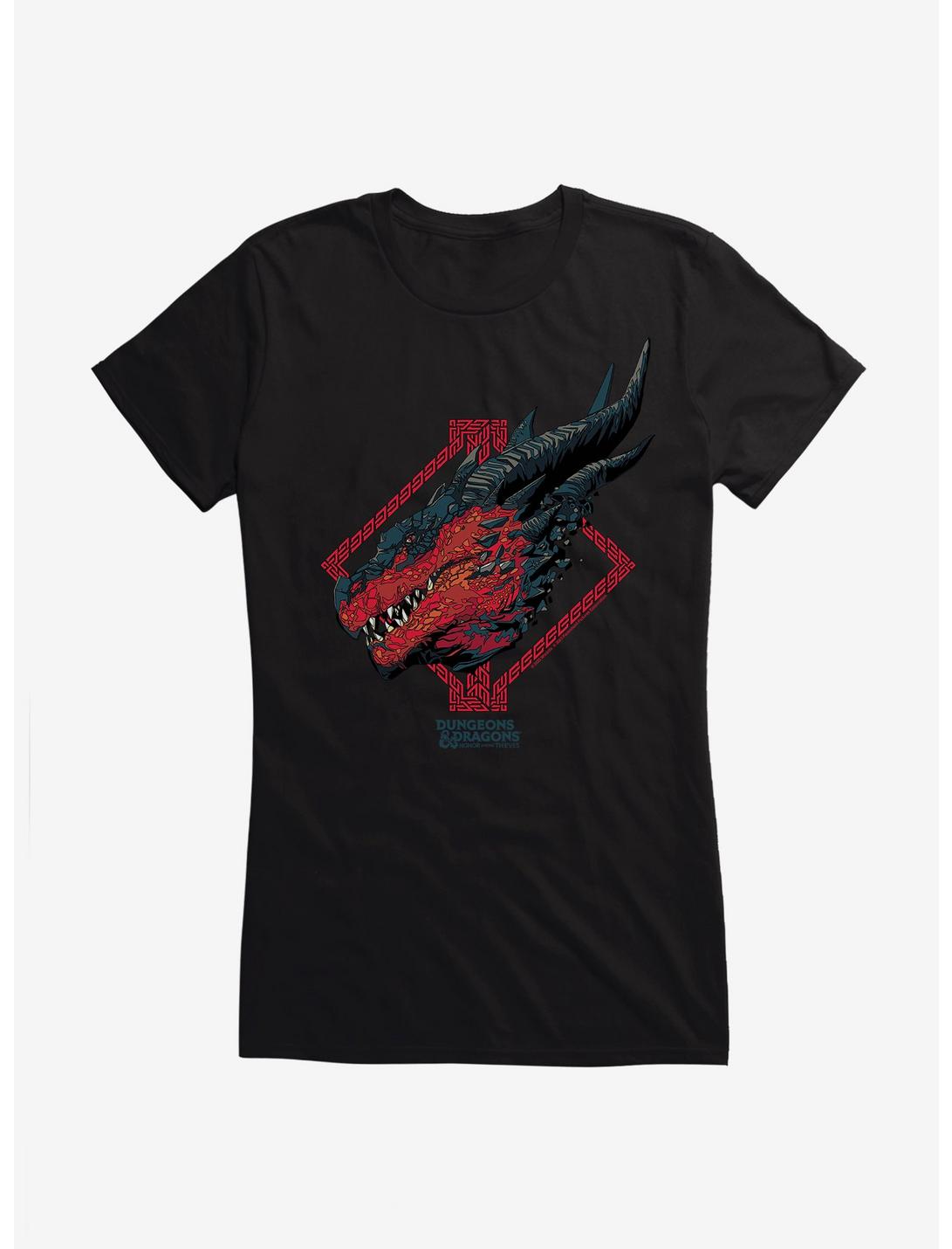Dungeons & Dragons: Honor Among Thieves Red Dragon Profile Girls T-Shirt