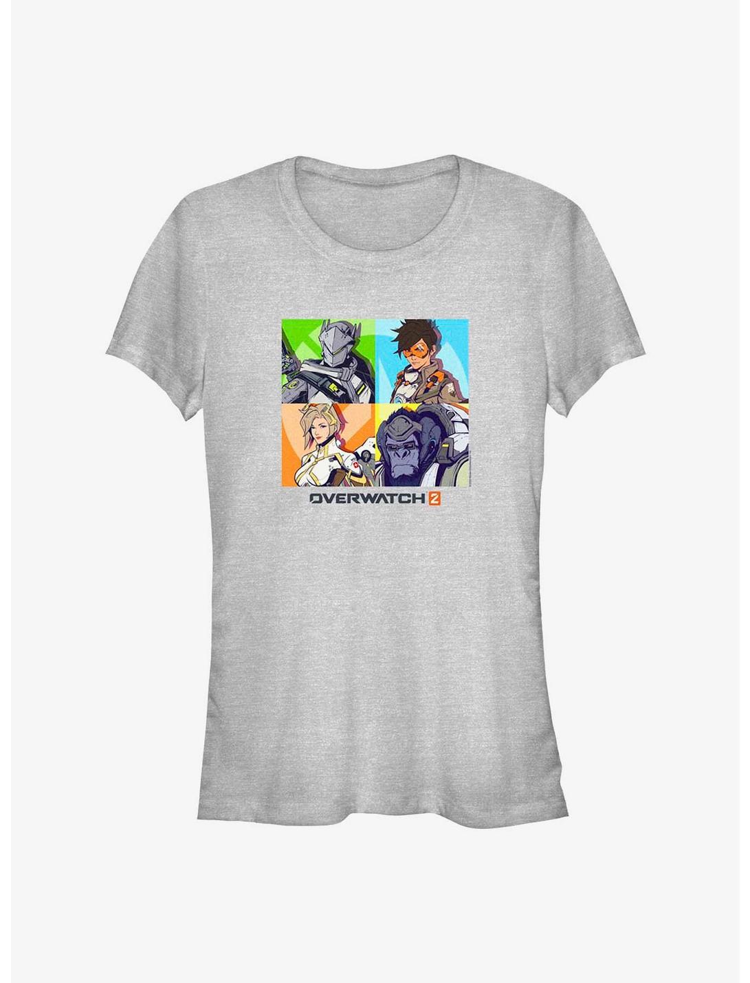 Overwatch 2 Genji, Tracer, Mercy, & Winston Girls T-Shirt