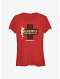 Overwatch 2 Mercy Heroes Never Die Girls T-Shirt