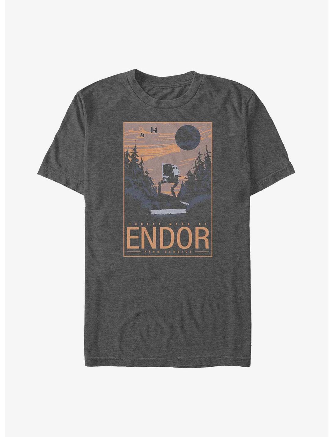 Star Wars Endor Park Service Poster Big & Tall T-Shirt